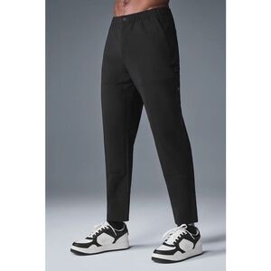 Alo Yoga Co-Op Carpenter Track Jogger Pant Mens Large Black Stretch $148.00